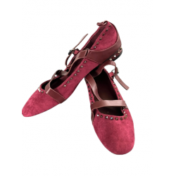 Balerini casual cu bareta Wine