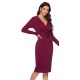 Rochie Page Bordo